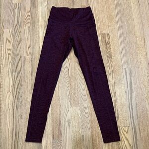 Aerie Maroon and Purple Leggings